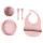 Zopa Szilikon étkezési szett - rózsaszín Old Pink #ZOP086310