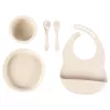 Zopa Szilikon étkezési szett - bézs Sand Beige #ZOP086310