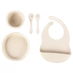 Zopa Szilikon étkezési szett - bézs Sand Beige #ZOP086310
