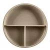 Zopa Szilikon osztott tányér tapadókoronggal - bézs Sand Beige #ZOP086330