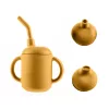 Zopa Szilikon bögre 2 az 1-ben - mustársárga Mustard Yellow #ZOP086340