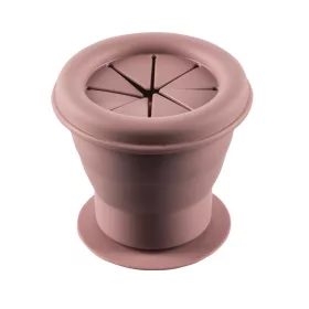   Zopa Szilikon összehajtható snackdoboz tapadókoronggal - rózsaszín Old Pink #ZOP086350
