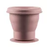 Zopa Szilikon összehajtható snackdoboz tapadókoronggal - rózsaszín Old Pink #ZOP086350