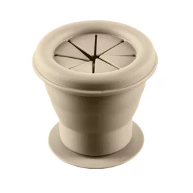   Zopa Szilikon összehajtható snackdoboz tapadókoronggal - bézs Sand Beige #ZOP086350