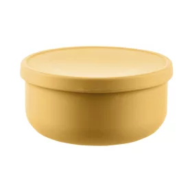   Zopa Szilikon tál fedővel - mustársárga Mustard Yellow #ZOP086370