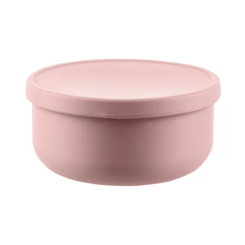 Zopa Szilikon tál fedővel - rózsaszín Old Pink #ZOP086370