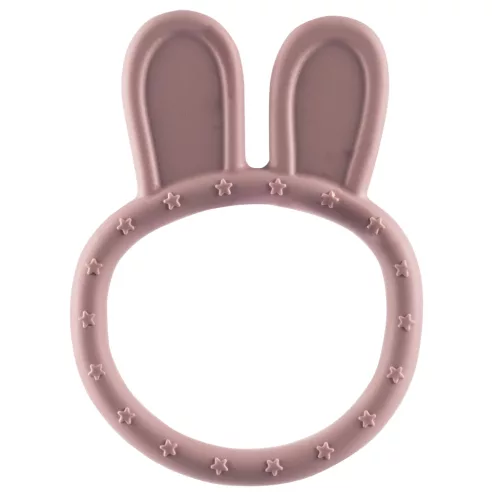 Zopa Szilikon rágóka Nyuszi - rózsaszín Old Pink #ZOP086440