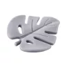 Zopa Szilikon rágóka Levél - galambszürke Dove Grey #ZOP086450