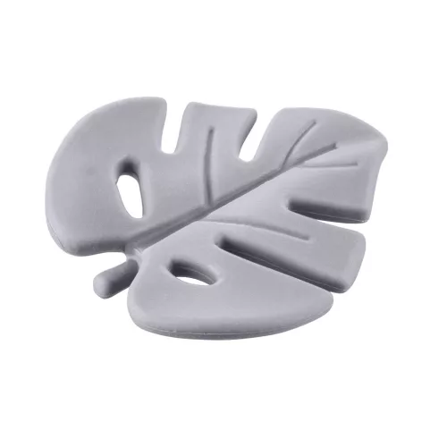 Zopa Szilikon rágóka Levél - galambszürke Dove Grey #ZOP086450