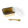 Zopa Szilikon uzsonnásdoboz kis kanállal (kicsi) - mustársárga Mustard Yellow #ZOP086520