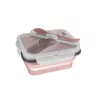 Zopa Szilikon uzsonnásdoboz kis kanállal (kicsi) - rózsaszín Old Pink #ZOP086520