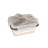 Zopa Szilikon uzsonnásdoboz kis kanállal (kicsi) - bézs Sand Beige #ZOP086520