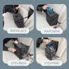 Zopa Vízálló autós hulladékgyűjtő fedéllel Black #ZOP086217