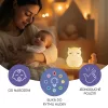 Zopa Szilikon LED éjszakai fény zenével L-es méretben - bagoly Owl #ZOP086664
