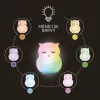 Zopa Szilikon LED éjszakai fény zenével L-es méretben - bagoly Owl #ZOP086664