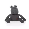 Zopa Kötött játék víziló - sötétszürke Dark Grey #ZOP033011