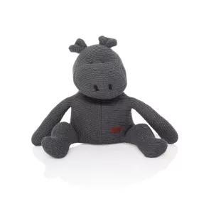   Zopa Kötött játék víziló - sötétszürke Dark Grey #ZOP033011