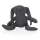 Zopa Kötött játék nyúl - sötétszürke Dark grey #ZOP033012