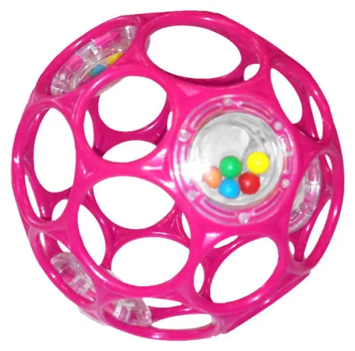 Bright Starts Oball rattle játék 10cm 0hó #Dark pink #11483-12DP