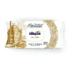   Ultra Compact Nedves törlőkendő Ottoman Pearl White #100db