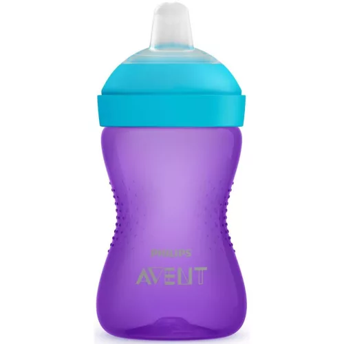 Philips Avent puha harapásálló csőrös itatópohár 300ml lila