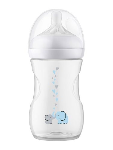 Philips Avent Natural Response cumisüveg AirFree szeleppel #260ml #elefánt #SCY673/81