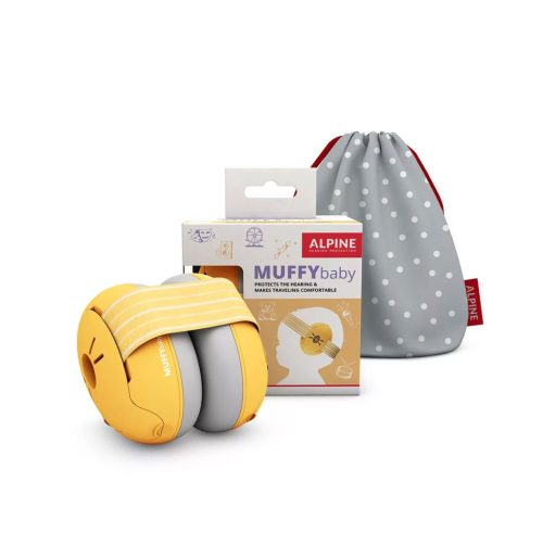 Alpine Muffy Baby fültok #sárga