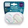 Philips Avent játszócumi ultra air #éjszakai #2db-os #0-6hó #lányos