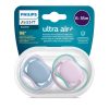 Philips Avent játszócumi ultra air #neutral #2db-os #6-18hó #lányos kék