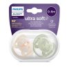 Philips Avent játszócumi ultrasoft premium #2db-os #állatos #0-6hó #fiús