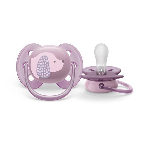 Philips Avent játszócumi ultrasoft premium #6-18hó #lila #1db