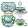 Philips Avent játszócumi ultra air 18hó bálna 2db