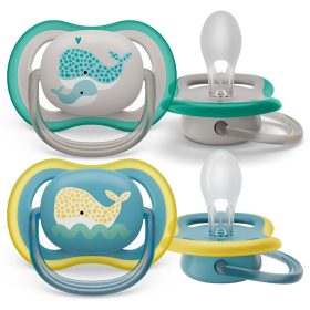 Philips Avent játszócumi ultra air 18hó bálna 2db