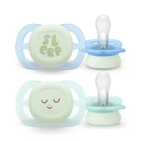   Philips Avent játszócumi Ultra Start éjszakai 0-2hó 2db fiús