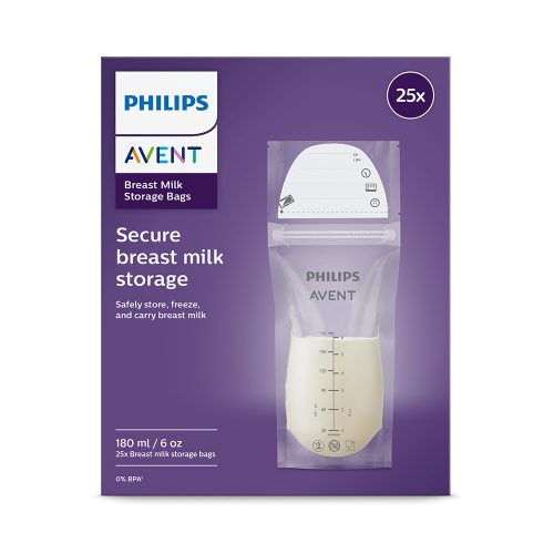 Philips Avent anyatejtároló zacskó 180 ml-es 25db