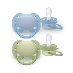   Philips Avent játszócumi Ultrasoft 0-6hó 2db neutral fiús