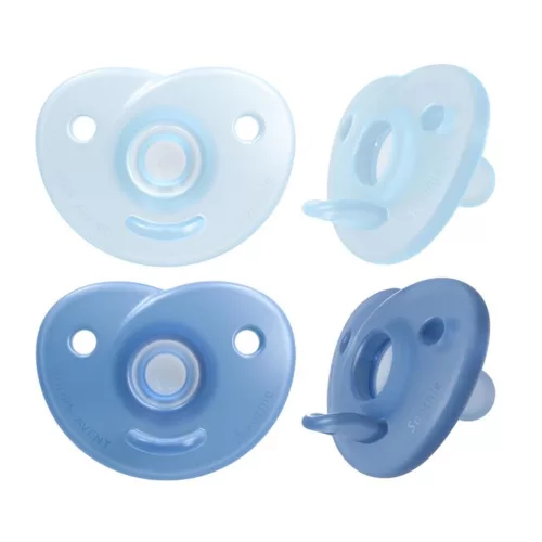 Philips Avent játszócumi szilikon Soothie 0-6hó 2db fiú