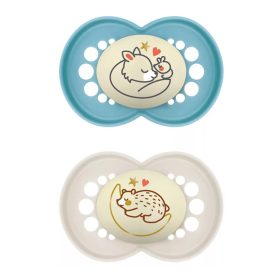   Mam Original Night játszócumi #szilikon #2db #16 hó #Boy #855764