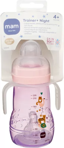 Mam Trainer Night tanulópohár 220ml Girl #855986