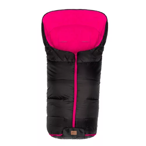 Fillikid Eco big bundazsák babakocsiba #1220-22 #fekete pink belsővel