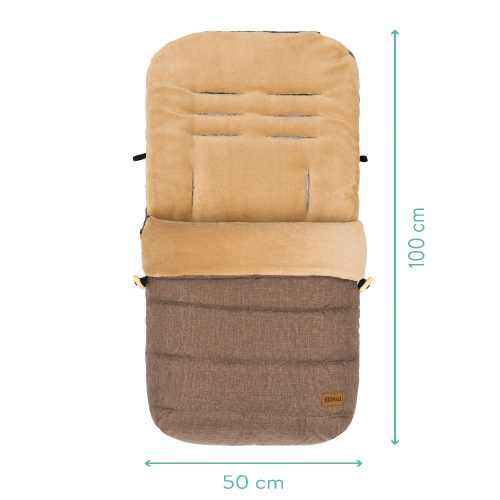 Fillikid bundazsák babakocsiba #Lanin barna #8415-27