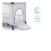 Fillikid Nizza utazóágy #szürke #4059-07