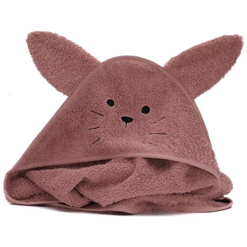 Fillikid fürdőlepedő #75x75cm #nyuszi rózsaszín #1033-42