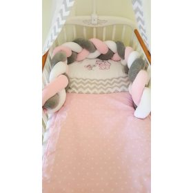   Szeko Rácsvédő fonott #rózsaszín-fehér-szürke #490000593