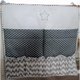 Szeko zsebes tároló #Szürke csillagfüzér