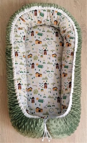 Szeko Babafészek Kókuszos #minky Ökopark