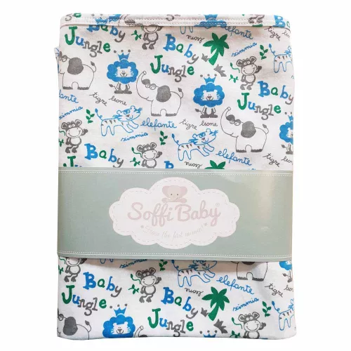 Soffi Baby takaró pamut dupla #75x100cm #baby jungle
