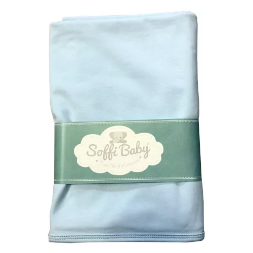 Soffi Baby takaró pamut dupla #80x100cm #kék