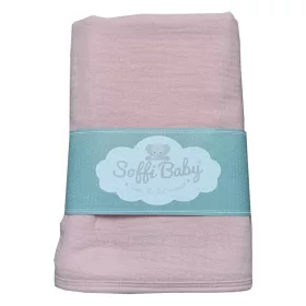 Soffi Baby takaró #muszlin dupla #70x90cm #korall