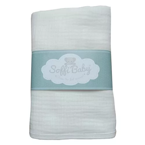 Soffi Baby takaró #muszlin dupla #70x90cm #krém